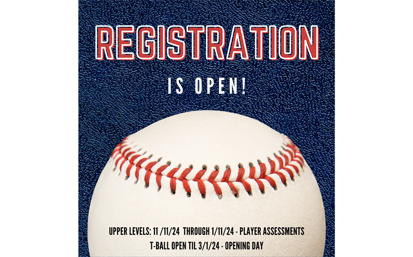 Registration for Spring Baseball is Open!